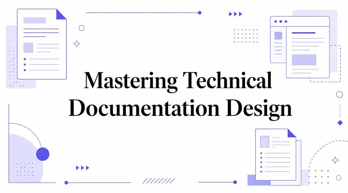 Mastering Technical Documentation Design