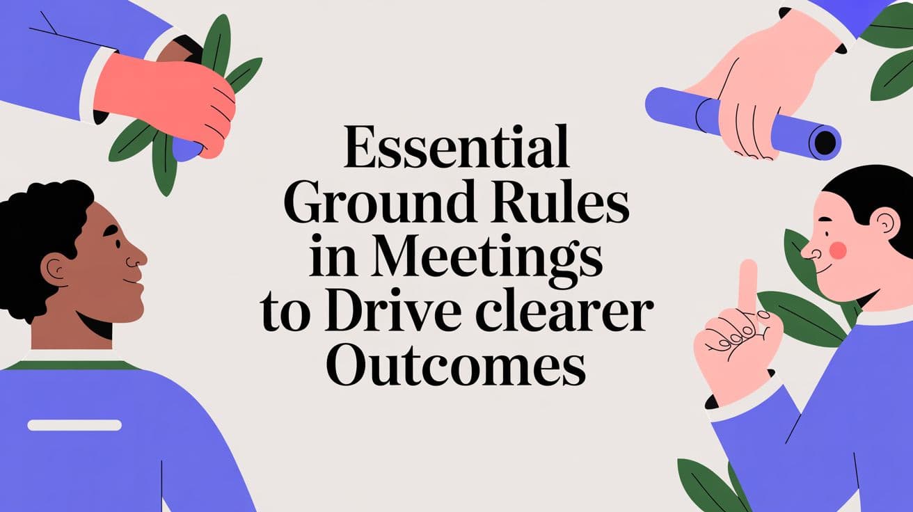 Essential Ground Rules in Meetings to Drive Clearer Outcomes