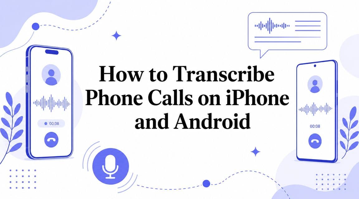 How to Transcribe Phone Calls on iPhone and Android