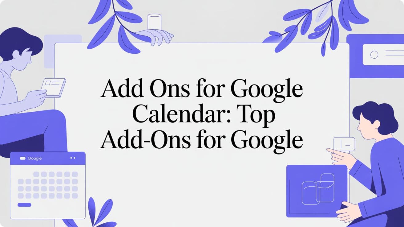 Add ons for google calendar: Top Add-Ons for Google