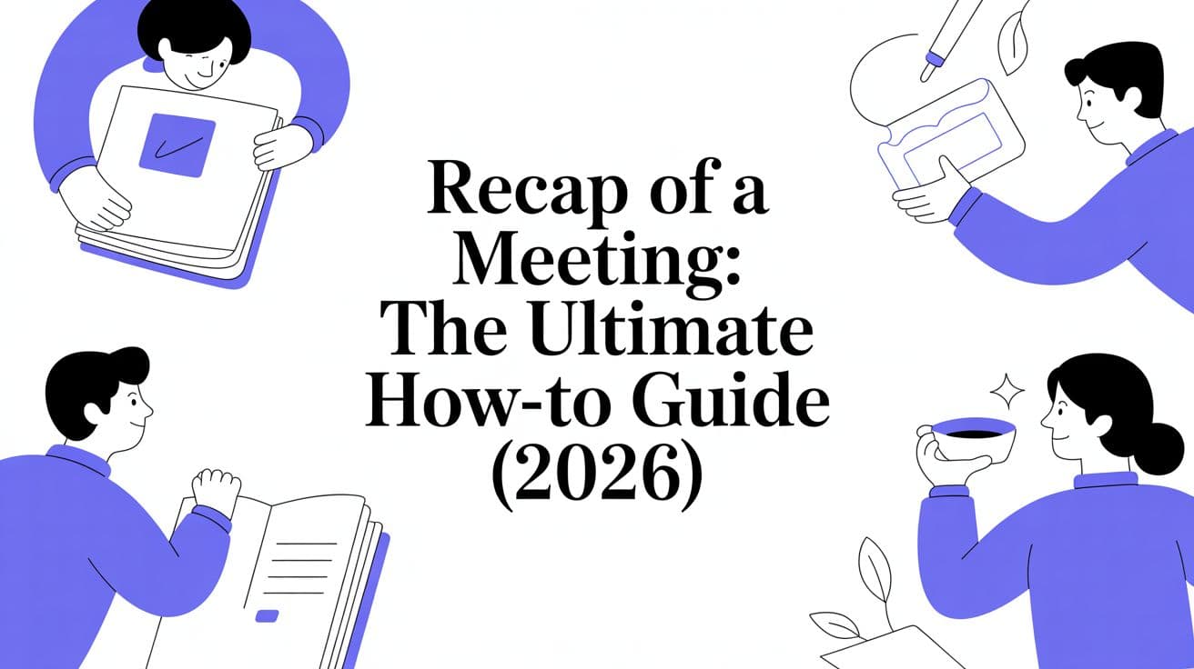 Recap of a Meeting: The Ultimate How-To Guide (2026)