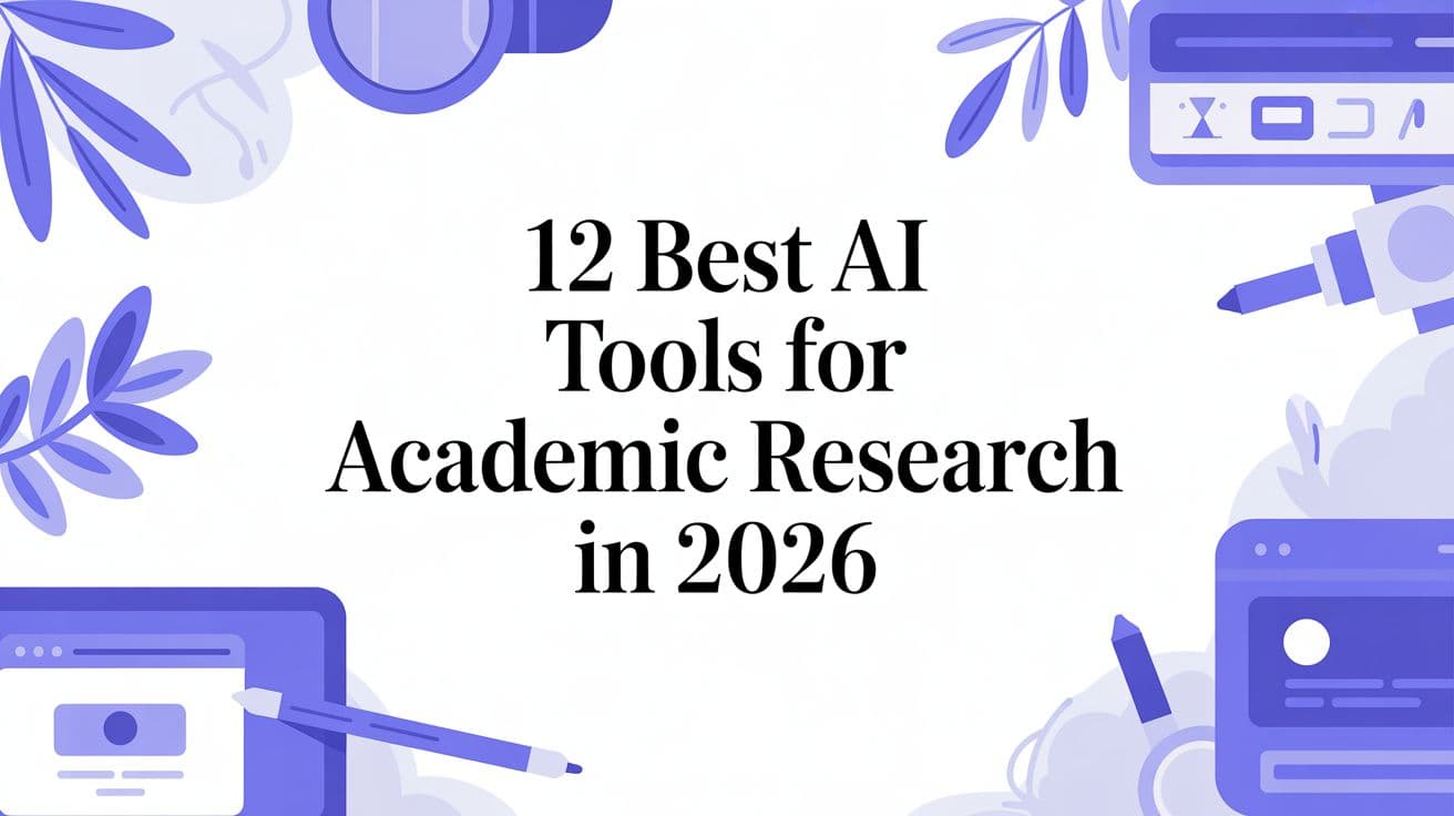 12 Best AI Tools for Academic Research in 2026