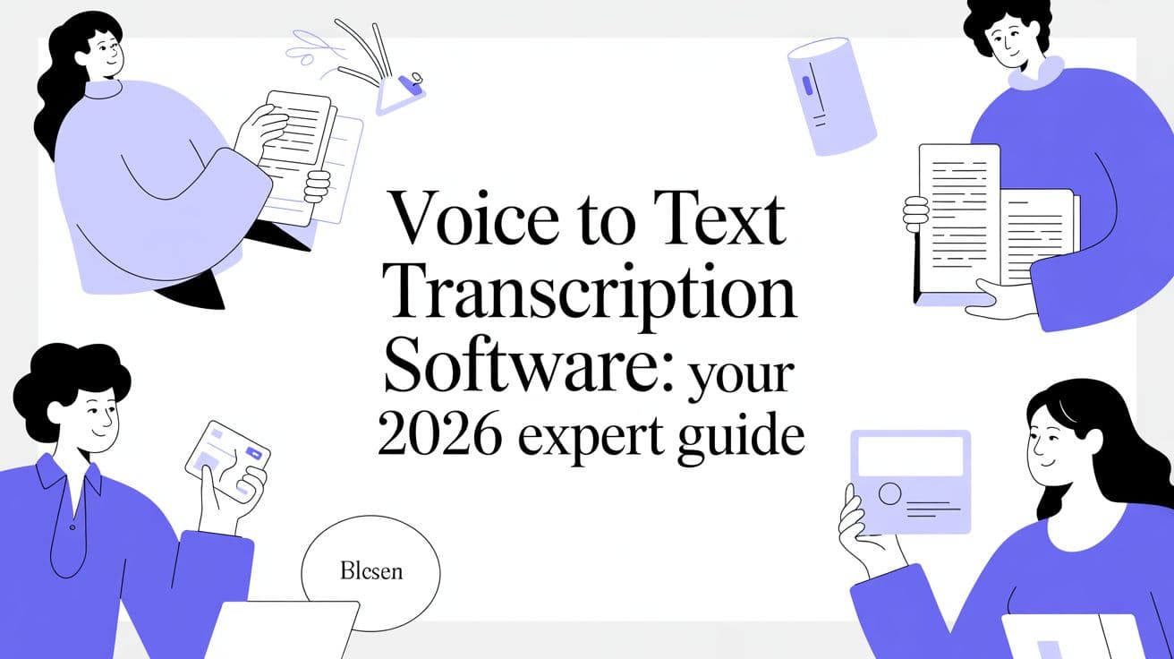 Voice to Text Transcription Software: Your 2026 Expert Guide