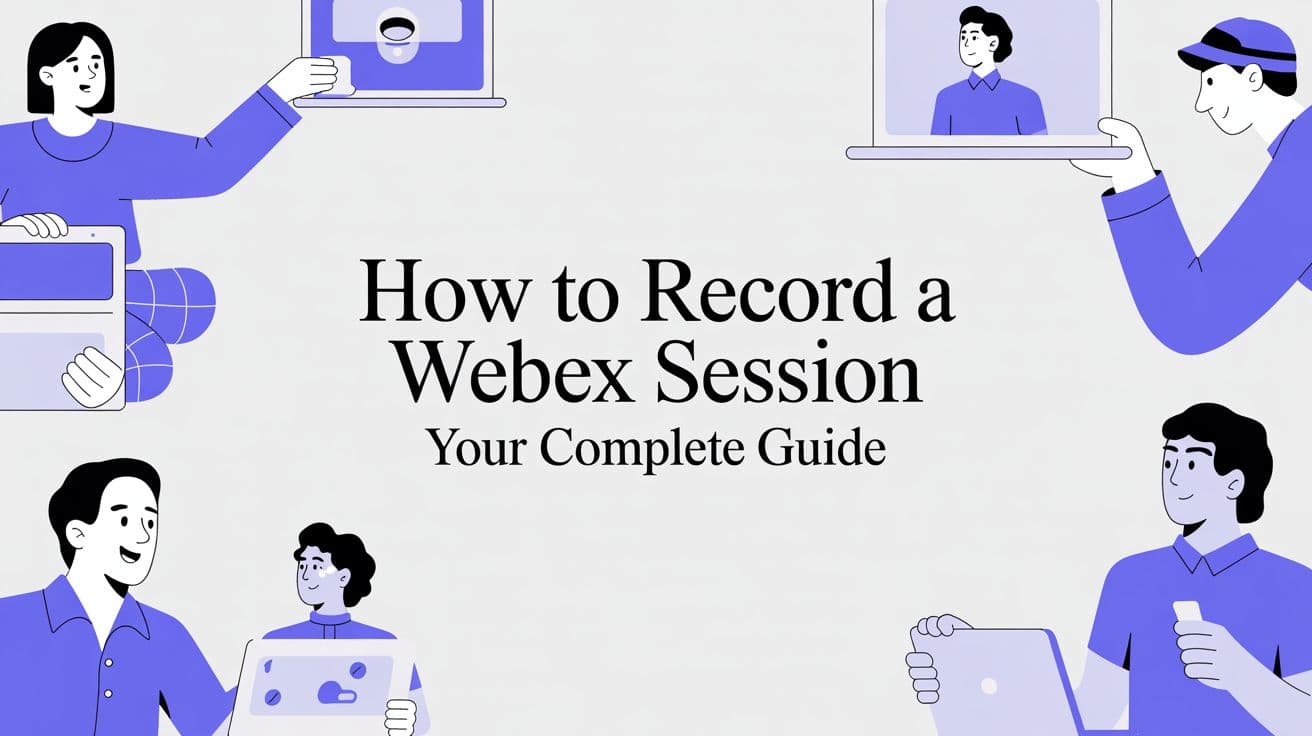 How to Record a Webex Session Your Complete Guide