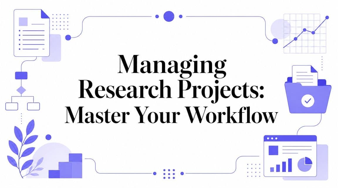 Managing Research Projects: Master Your Workflow