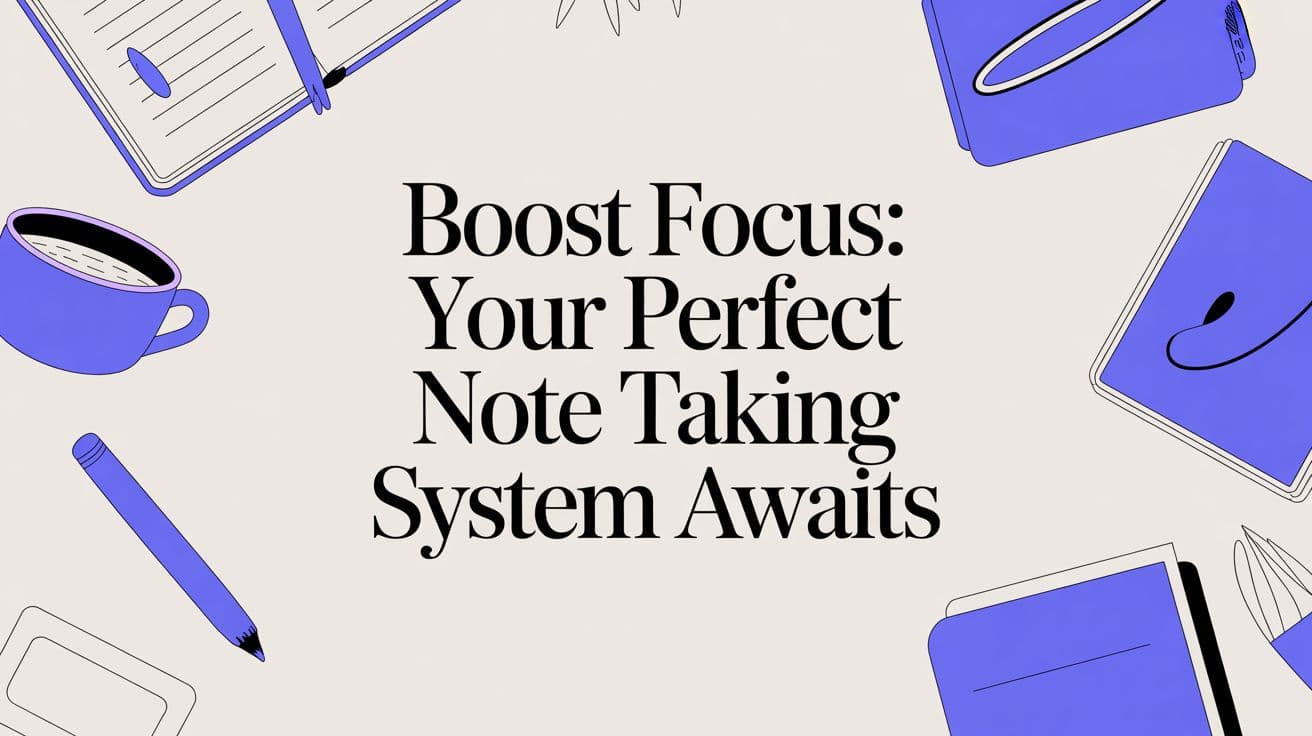 Boost Focus: Your Perfect Note Taking System Awaits