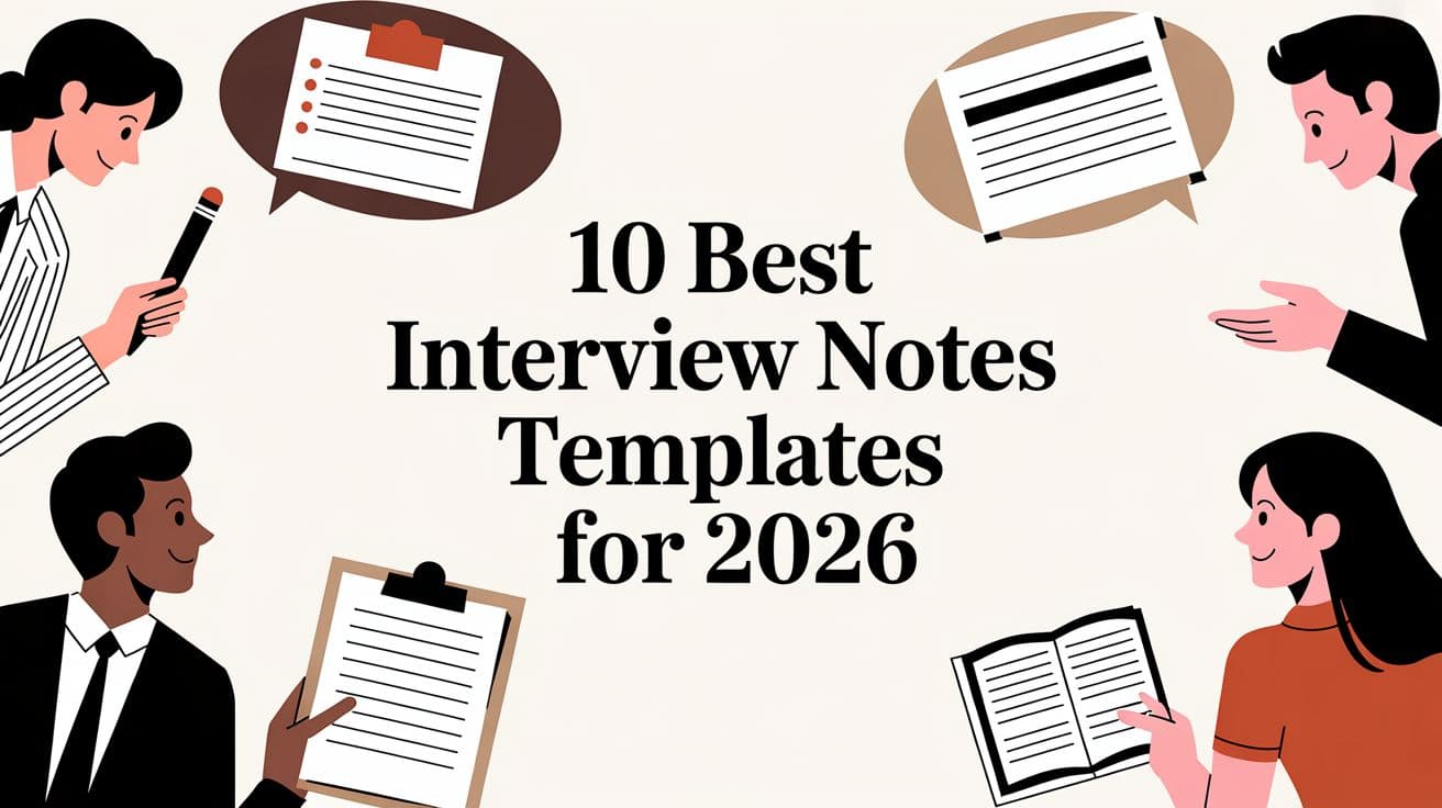 10 Best Interview Notes Templates for 2026