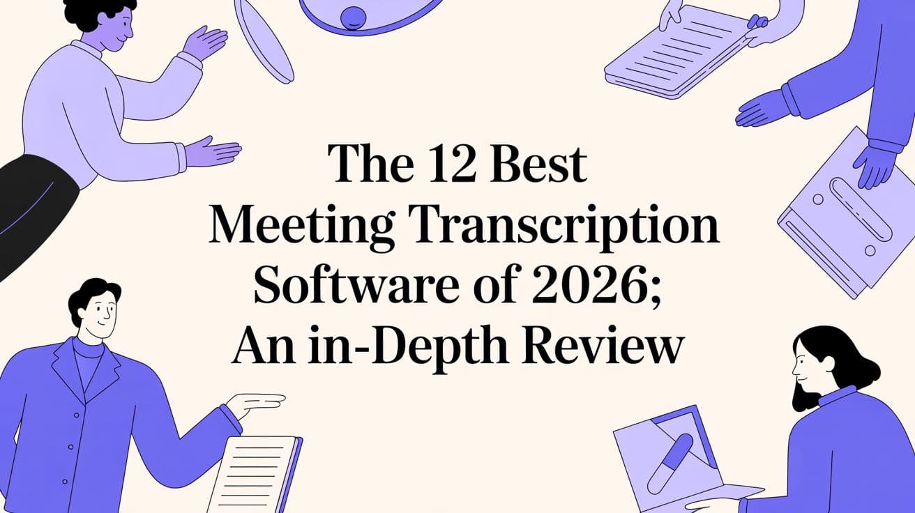 The 12 Best Meeting Transcription Software of 2026: An In-Depth Review
