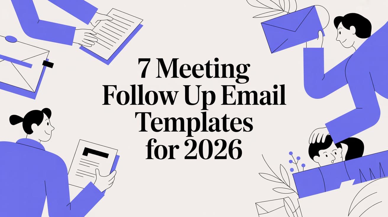 7 Meeting Follow Up Email Templates for 2026