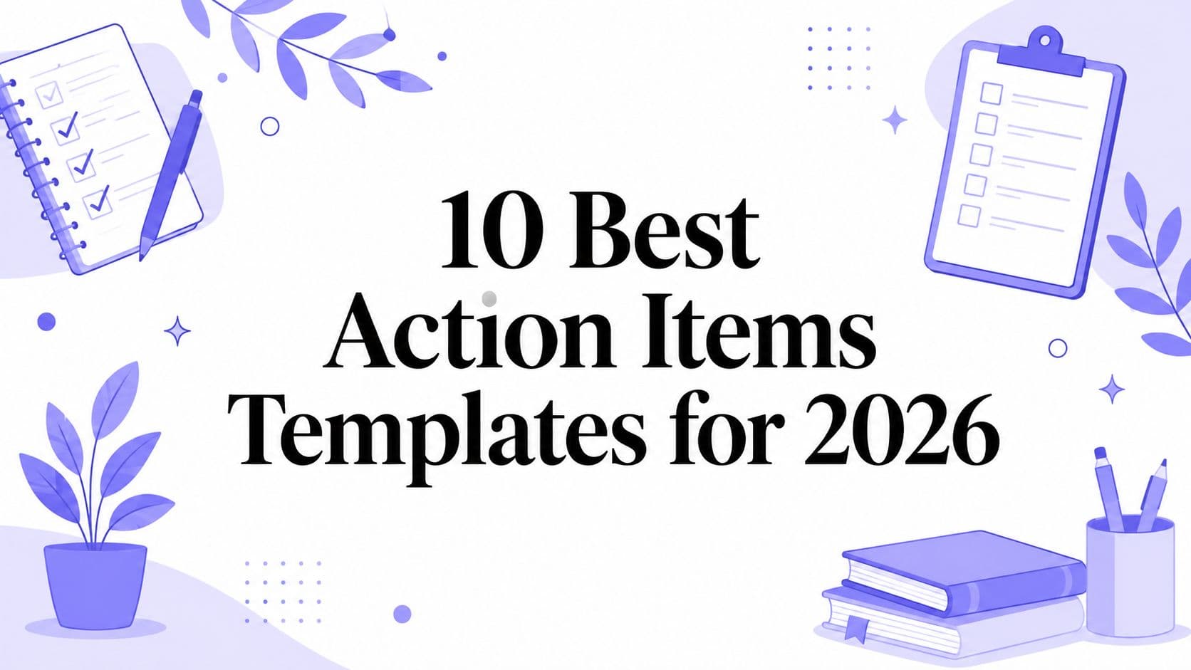10 Best Action Items Templates for 2026