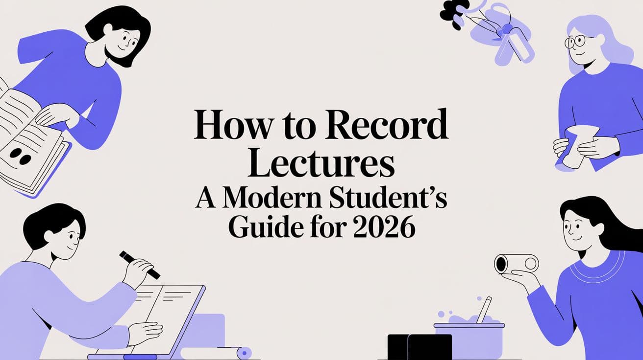 How to Record Lectures A Modern Student's Guide for 2026