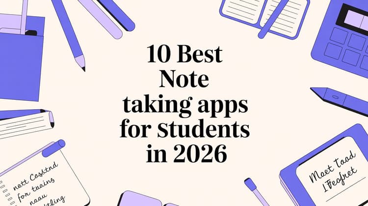 10 Best Note Taking Apps for Students in 2026 | SpeakNotes Blog